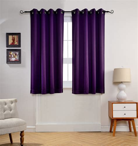 short curtains